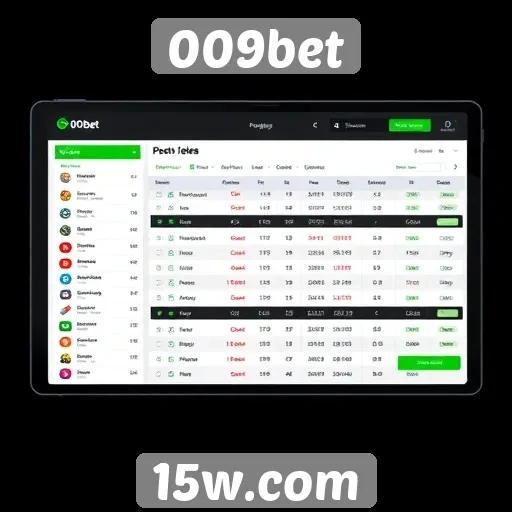 Experiência do usuário na interface da 009bet